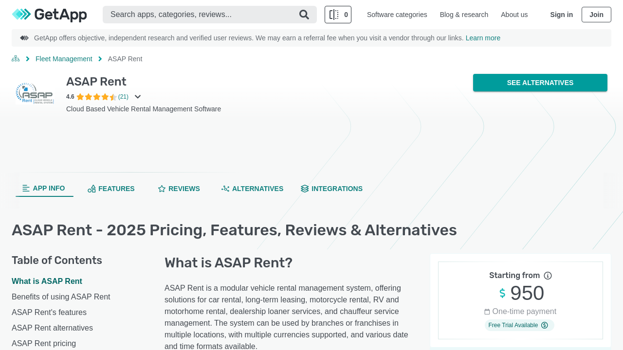 ASAP Rent