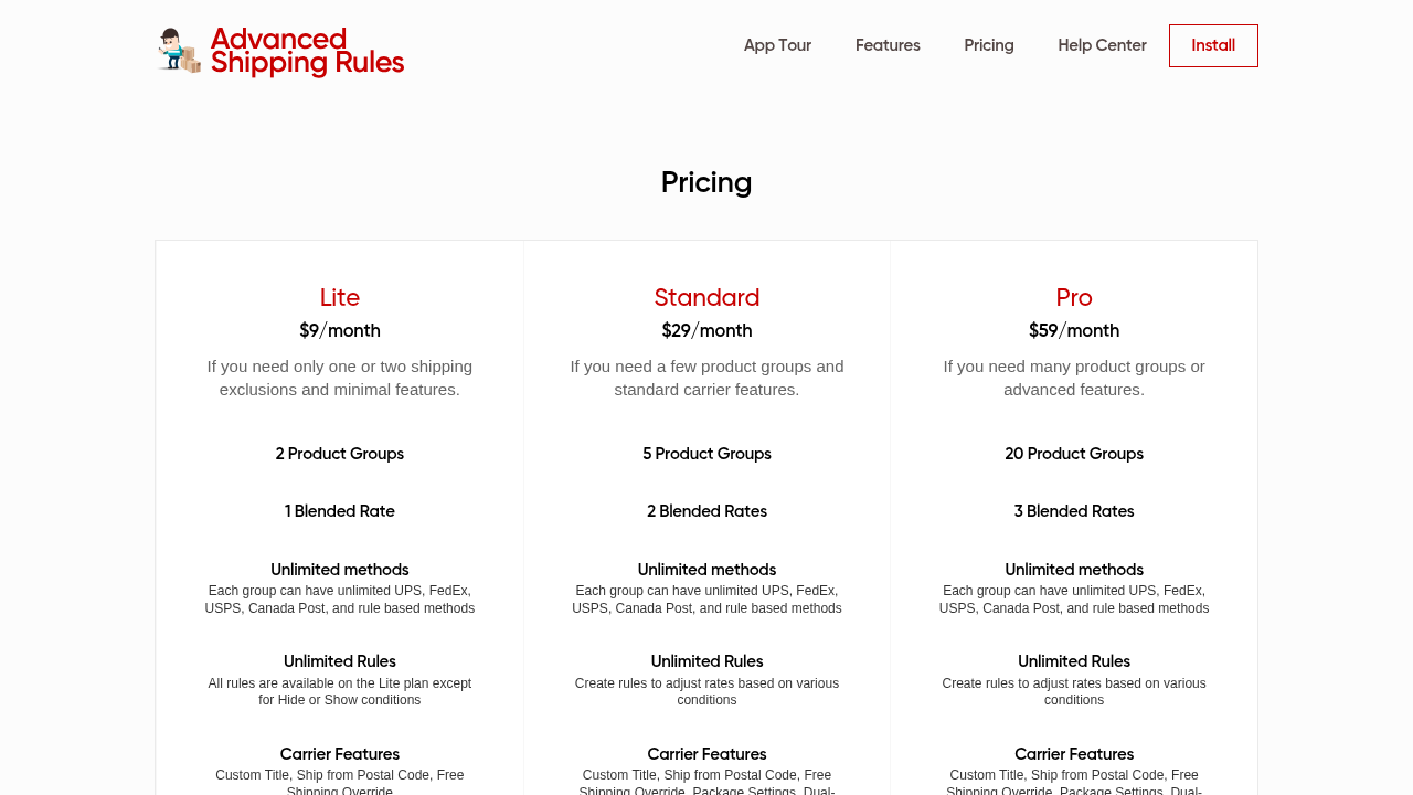 Advanced Shipping Rules