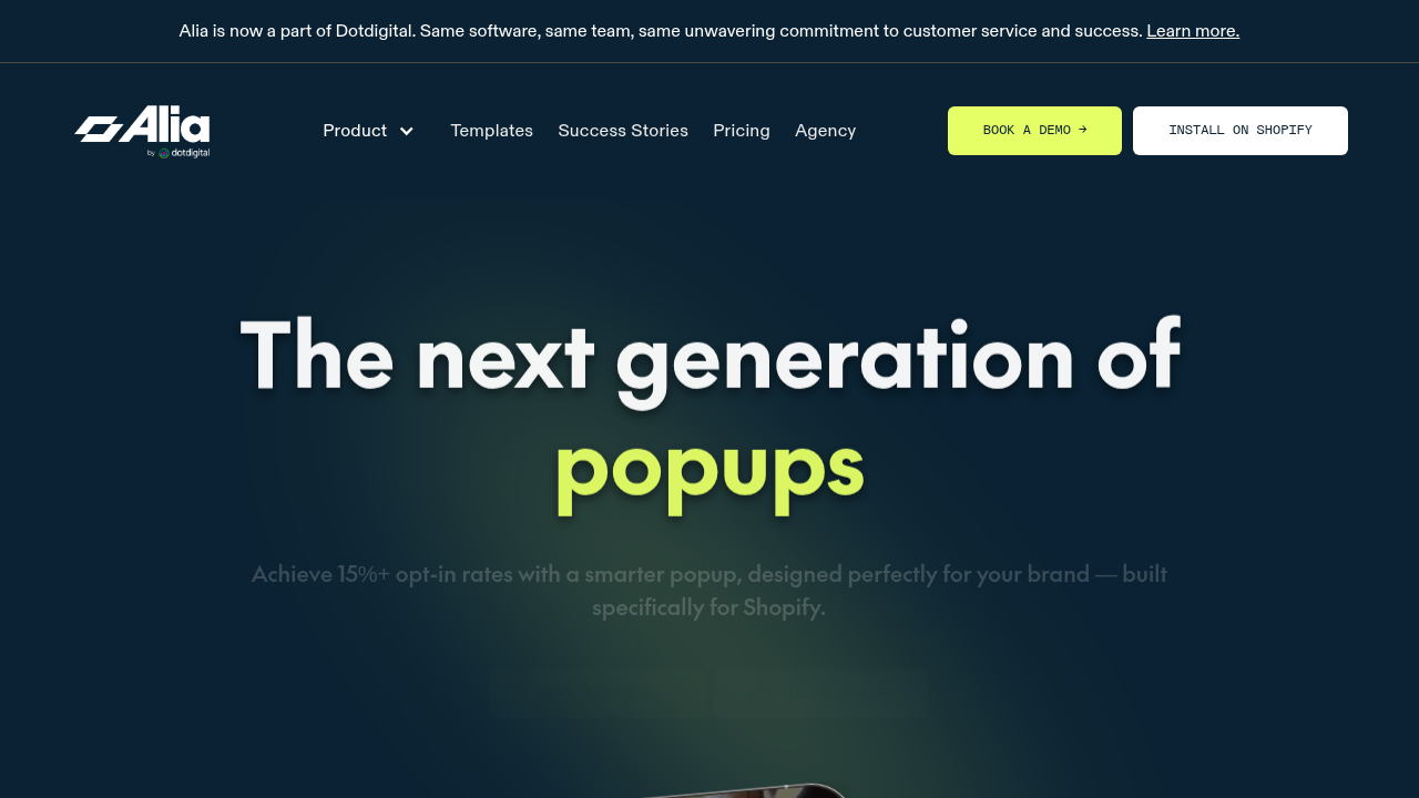 Alia Popups