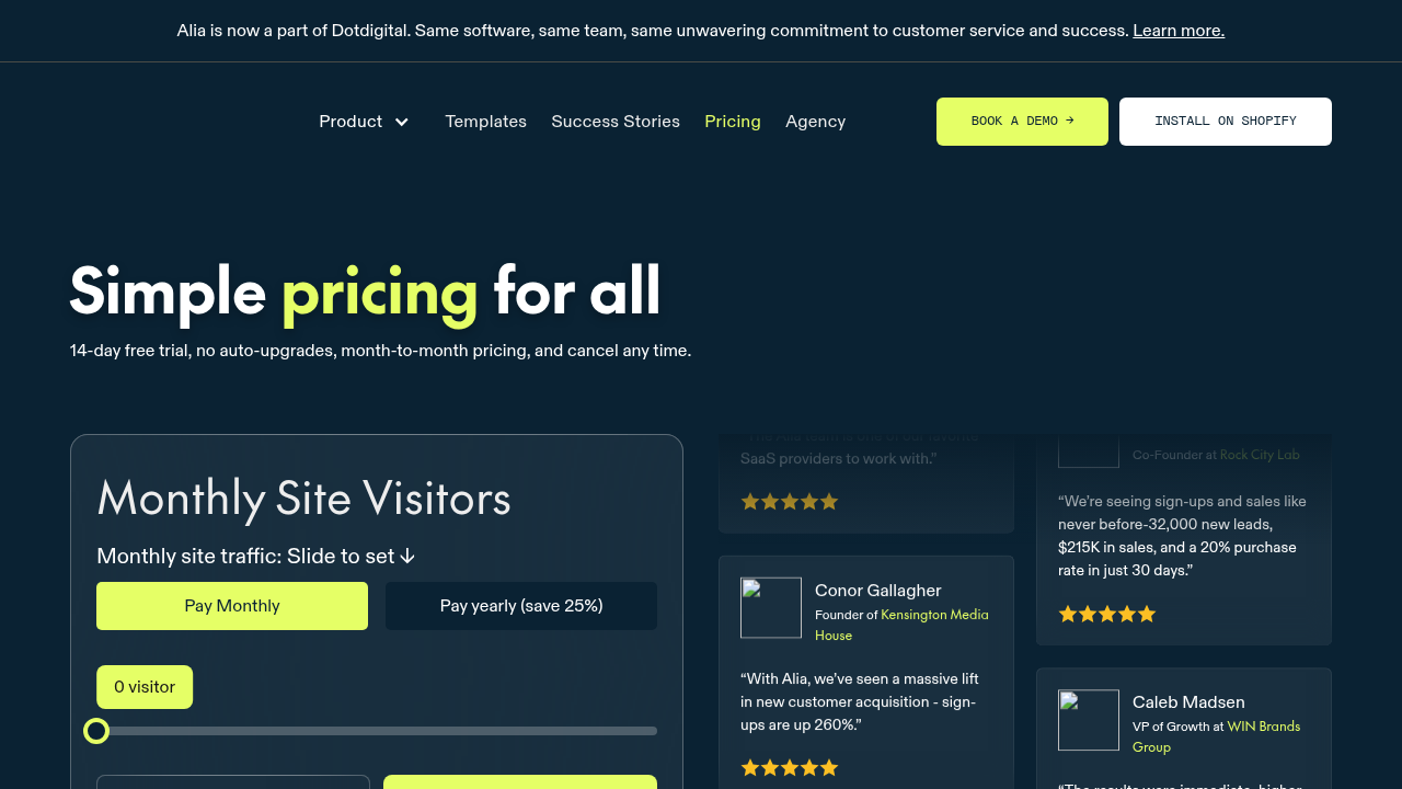 Alia Popups
