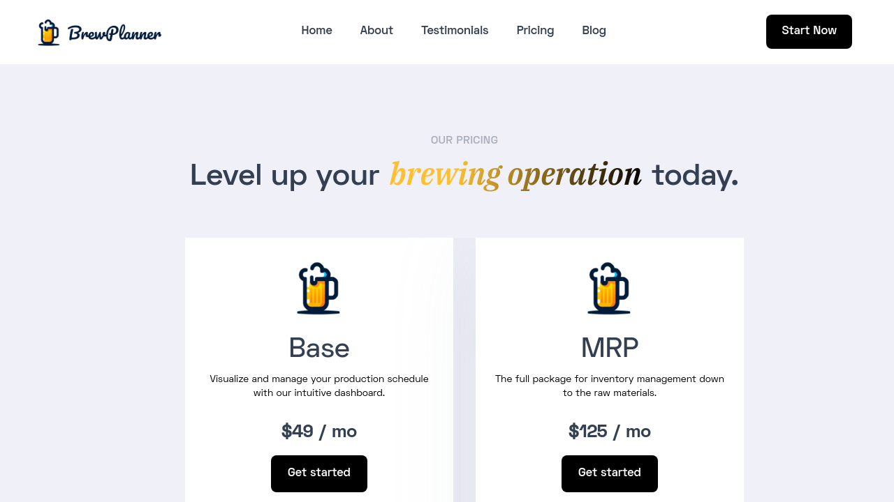 BrewPlanner