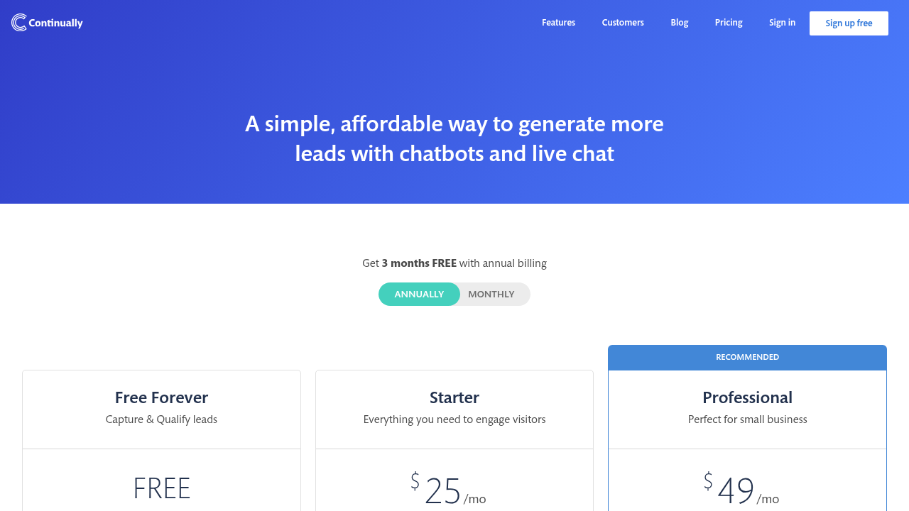 CONTINUALLY LIMITED