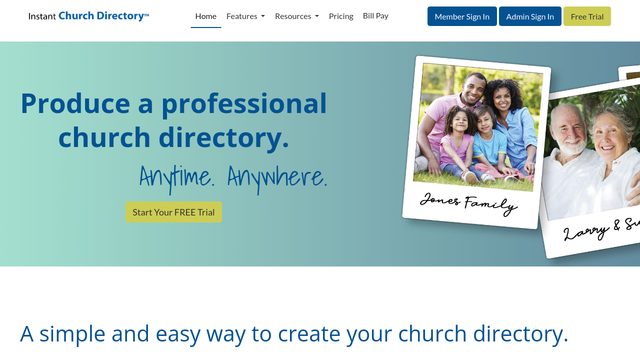 Church Membership Directory