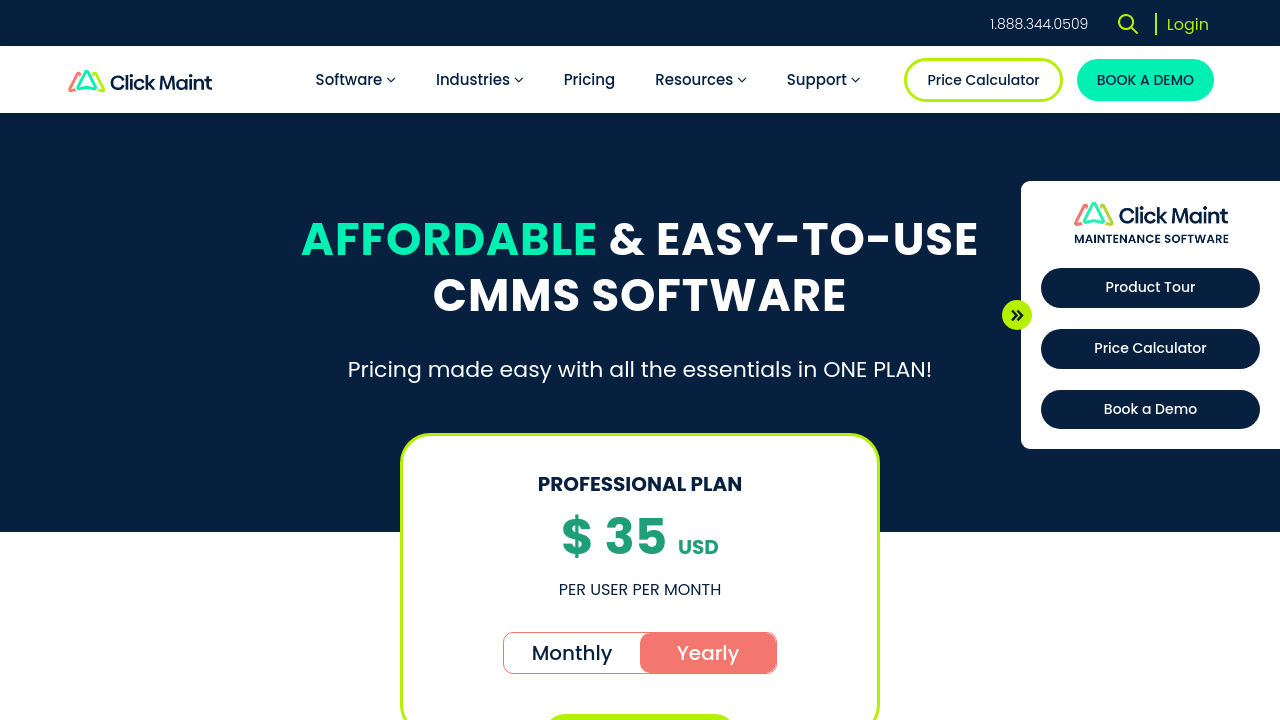 Click Maint CMMS