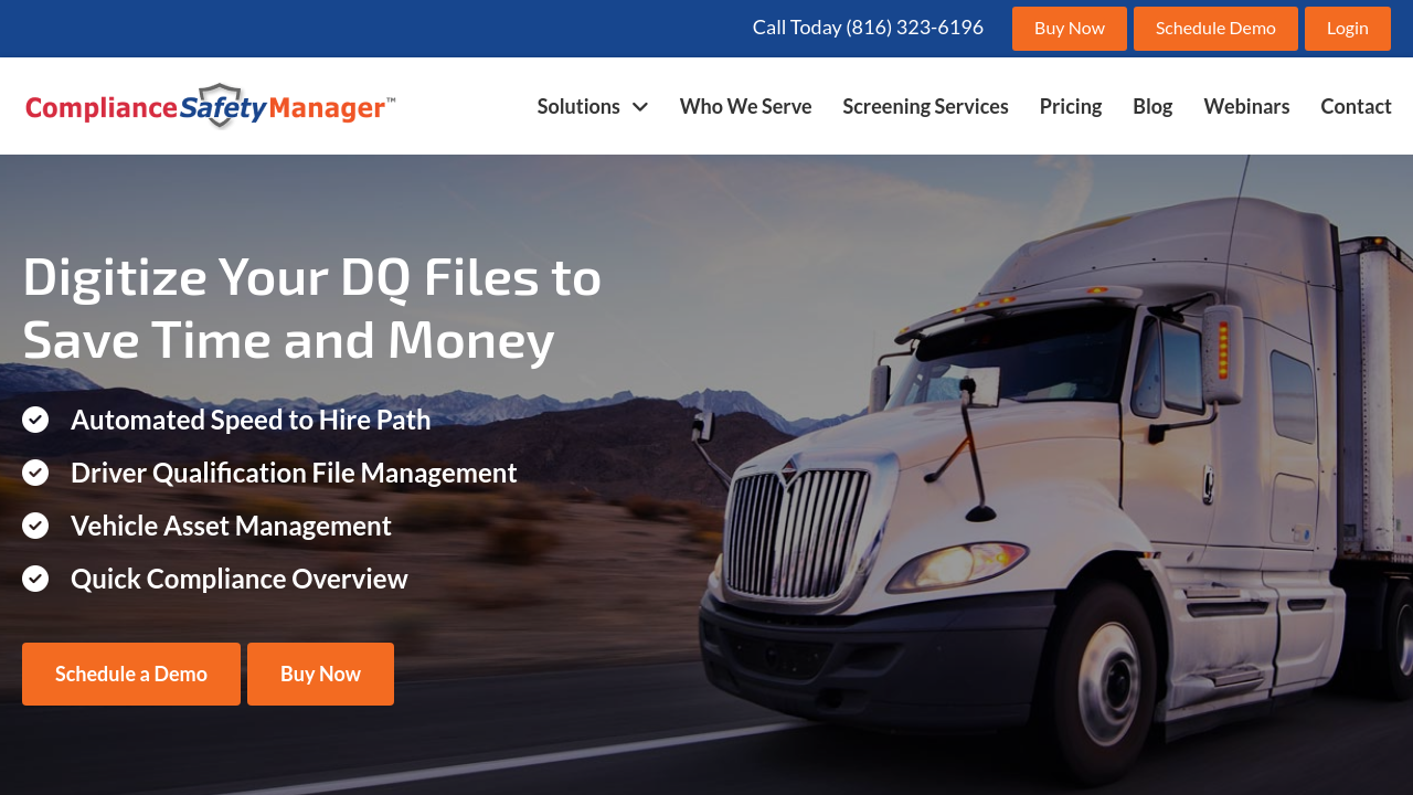 Compliance Safety Manager