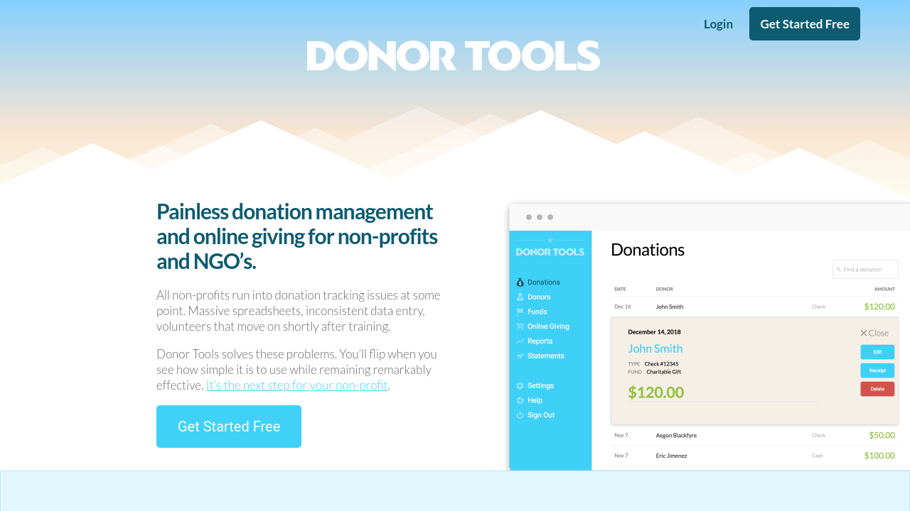 Donor Tools