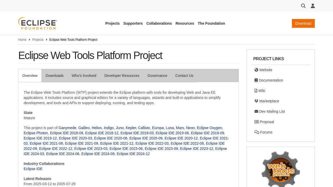Eclipse Web Tools Platform