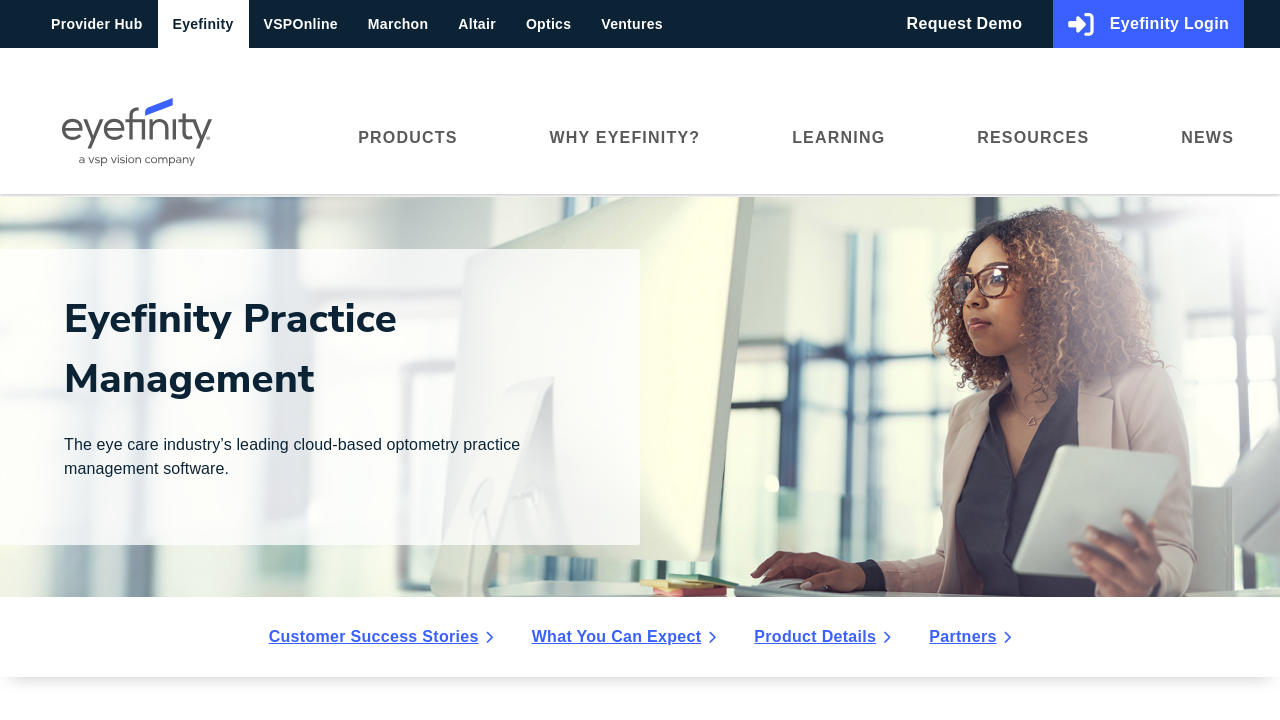 Eyefinity Practice Management