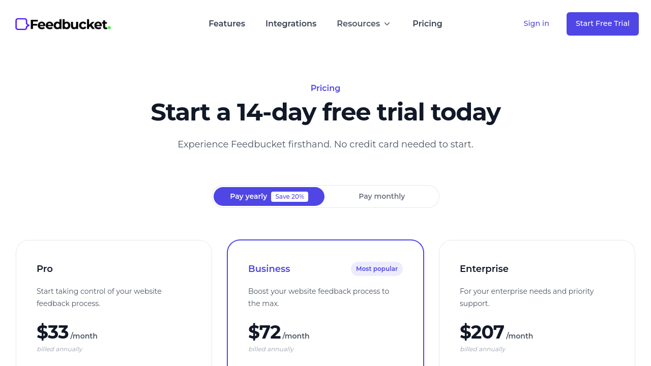 Feedbucket