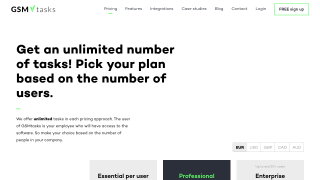 GSMtasks