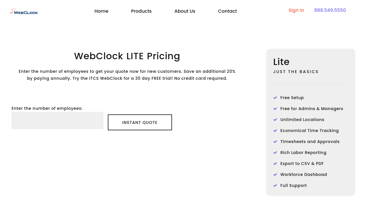 ITCS WebClock