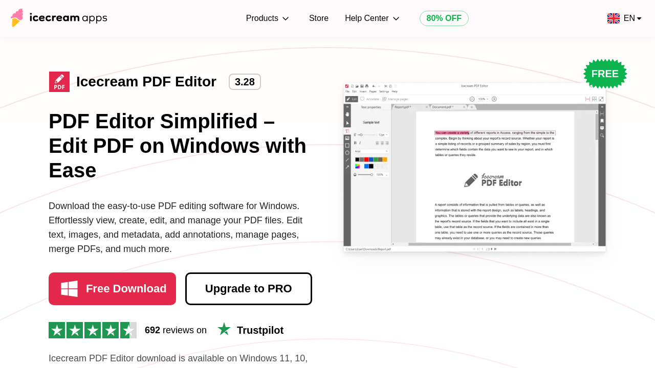 Icecream PDF Editor