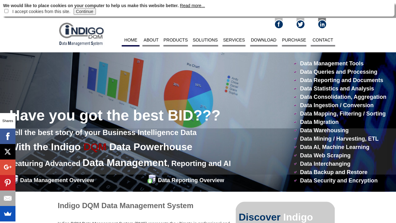 Indigo DQM