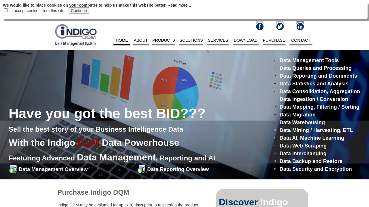 Indigo DQM