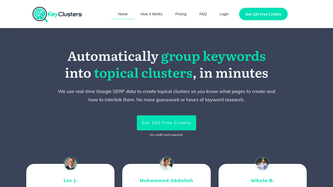 KeyClusters