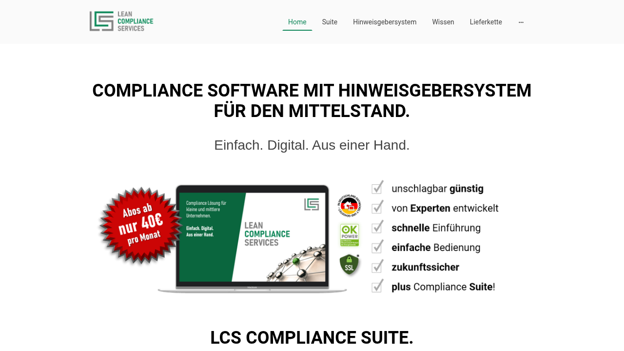 Lean Compliance