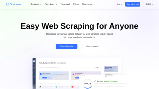 Octoparse screenshot 1