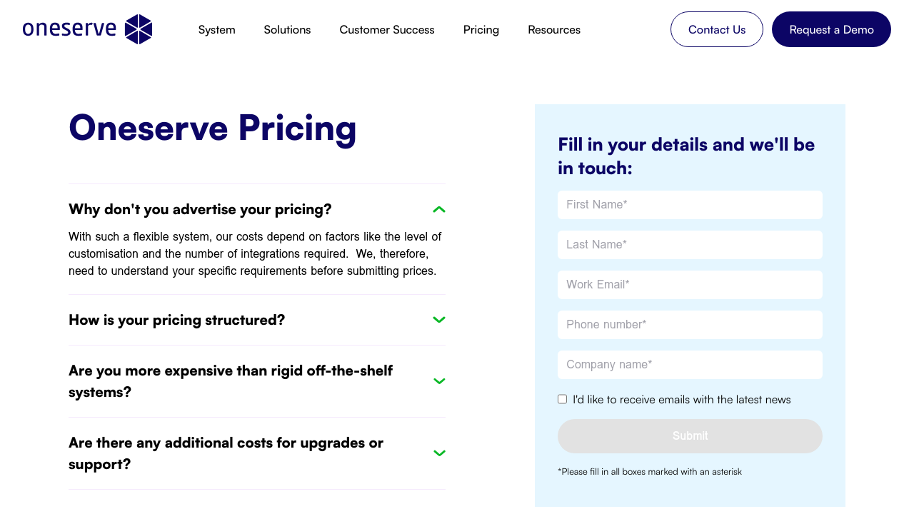 Oneserve