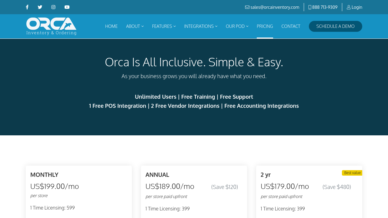 Orca Inventory