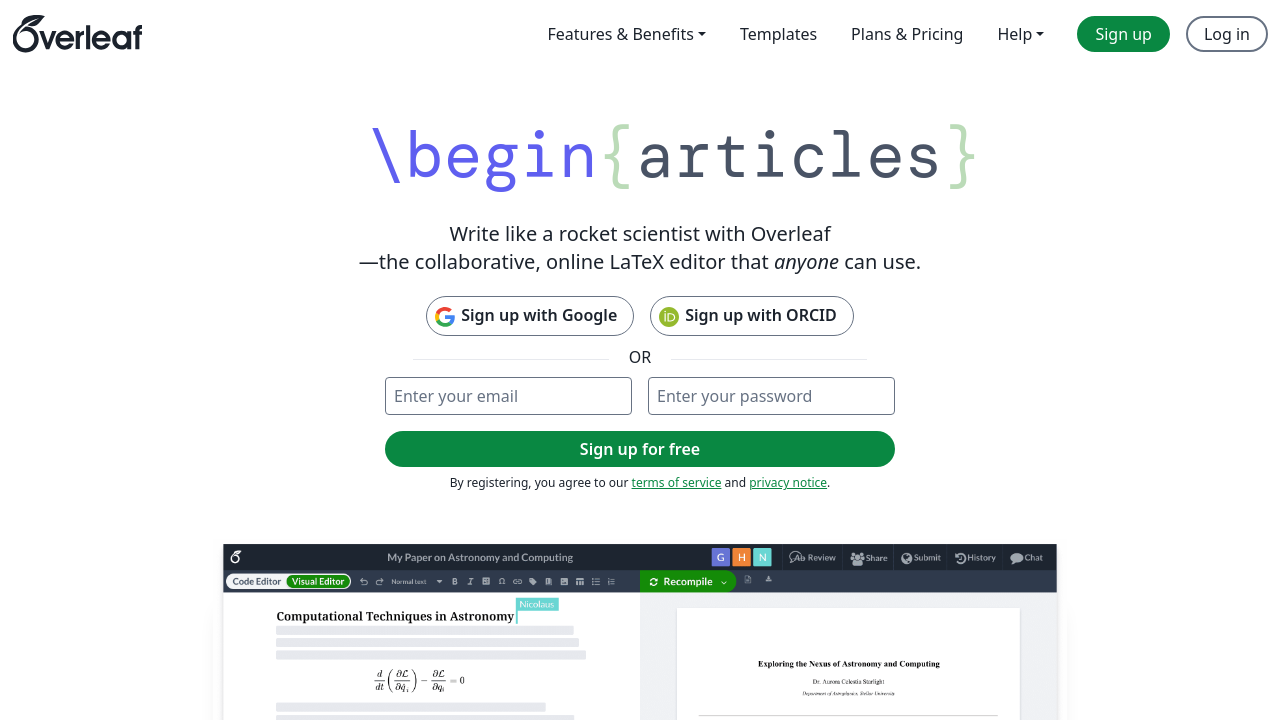 Overleaf