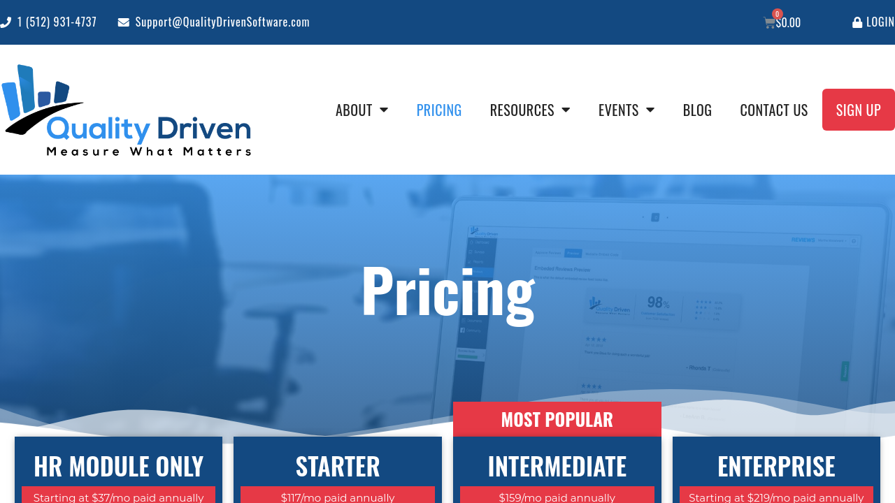 Quality Driven Software