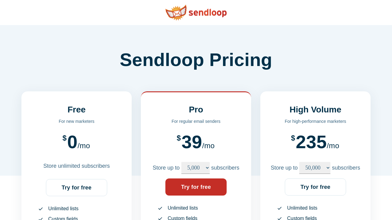Sendloop
