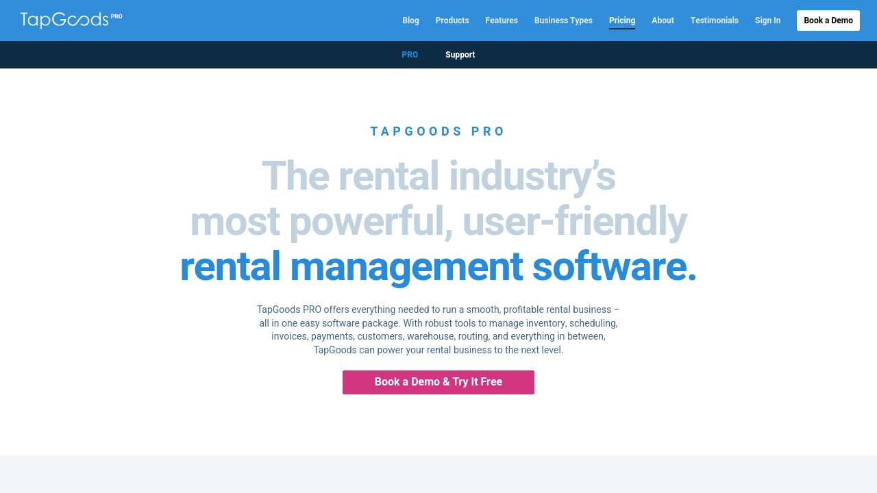 TapGoods PRO