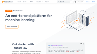 TensorFlow screenshot 1