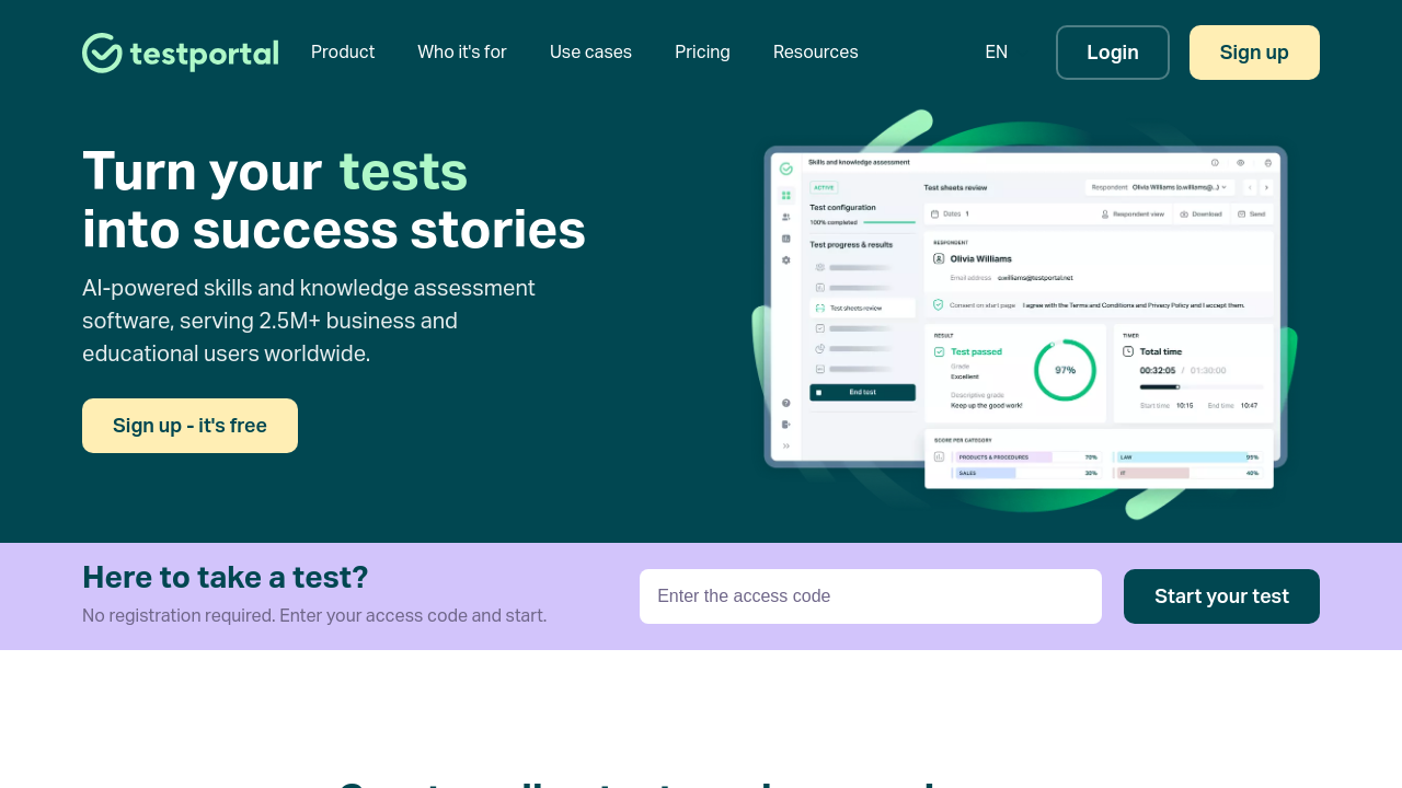 Testportal
