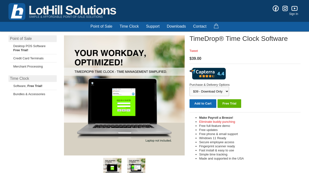 TimeDrop Time Clock