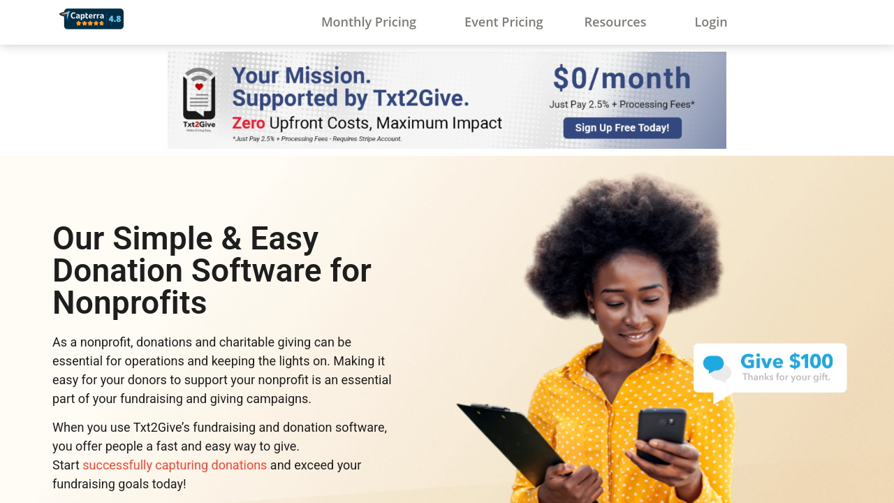 Txt2Give