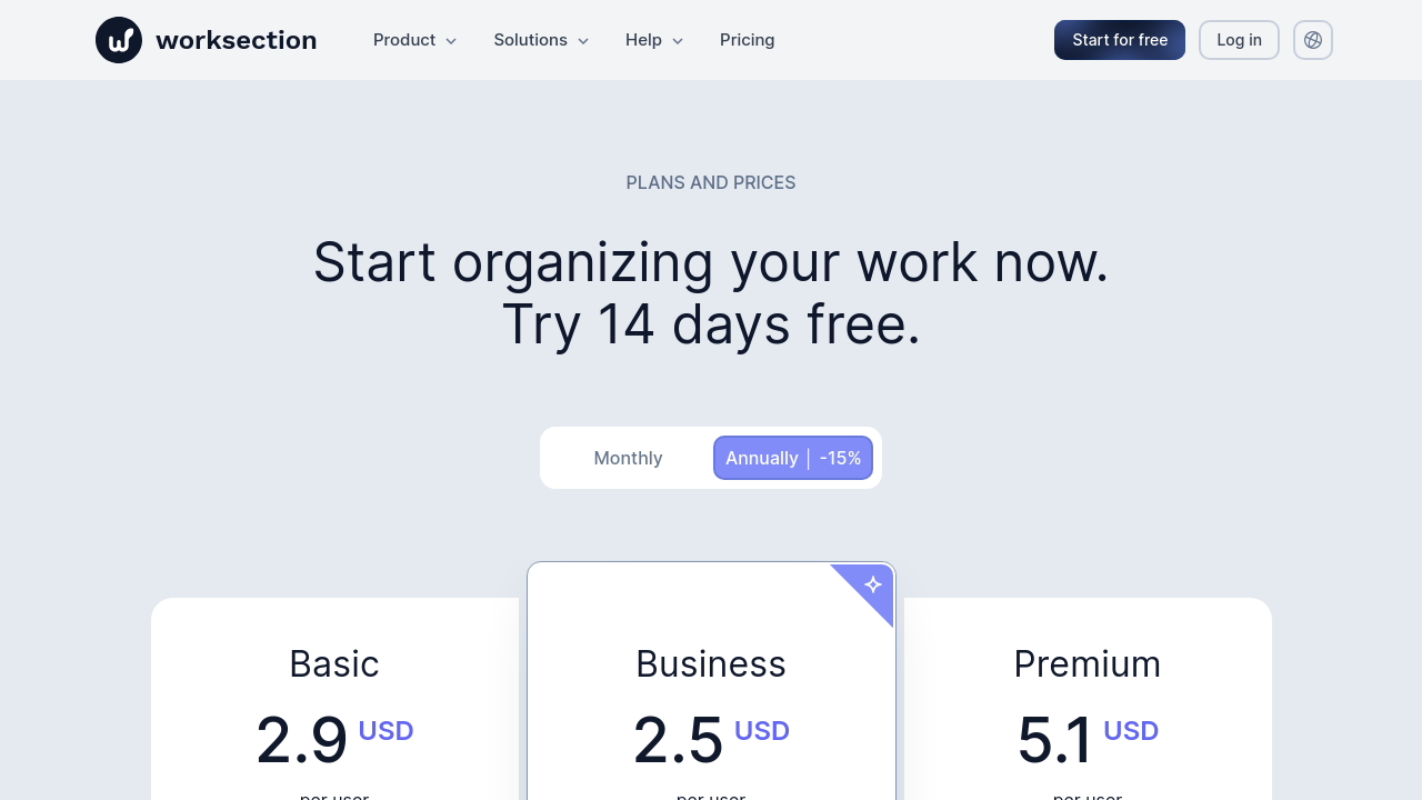Worksection
